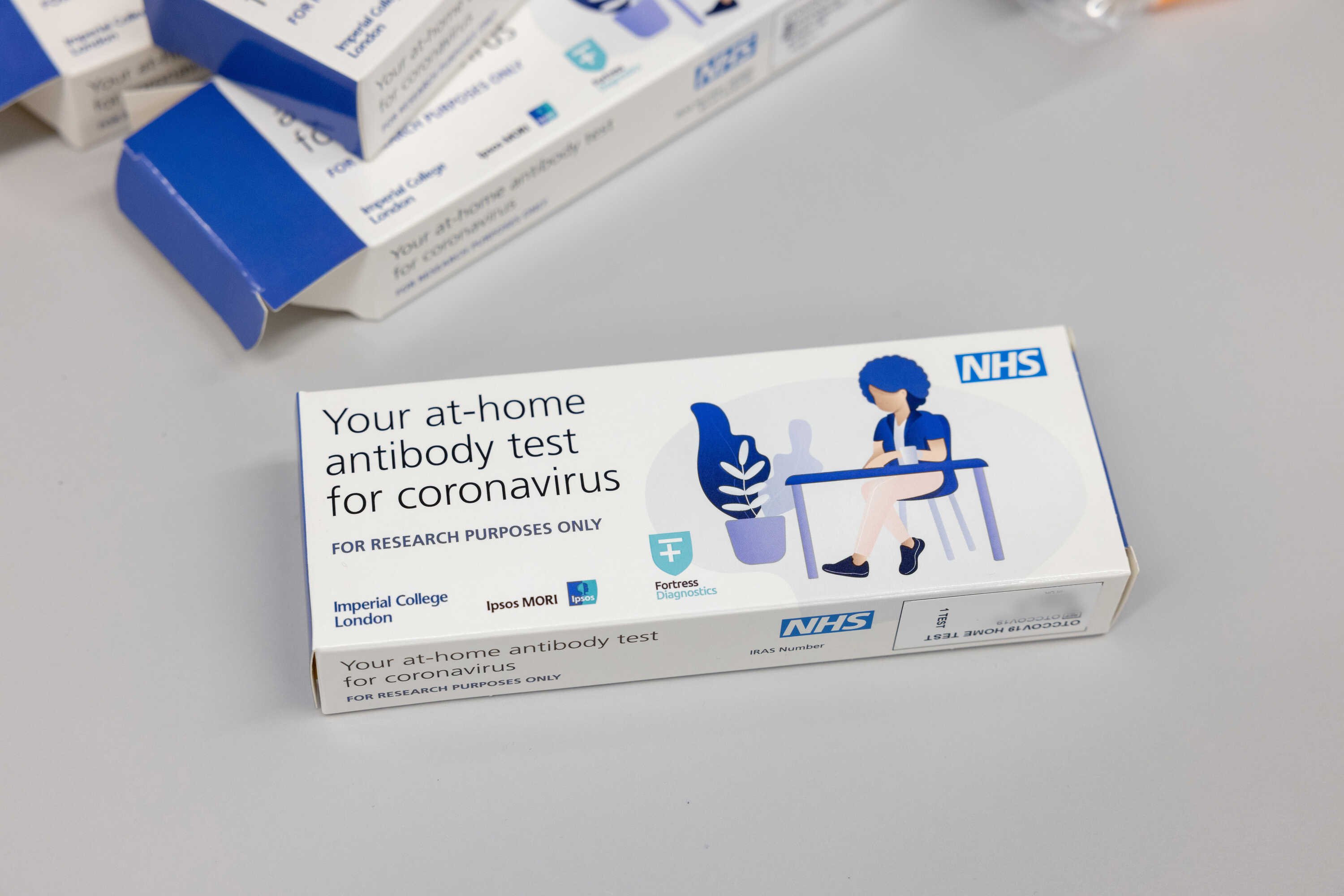 REACT study home antibody test kit