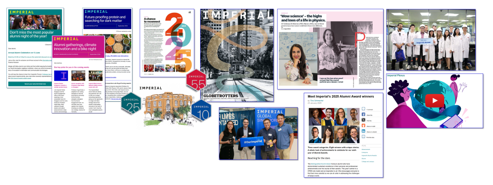 Examples of alumni communciations