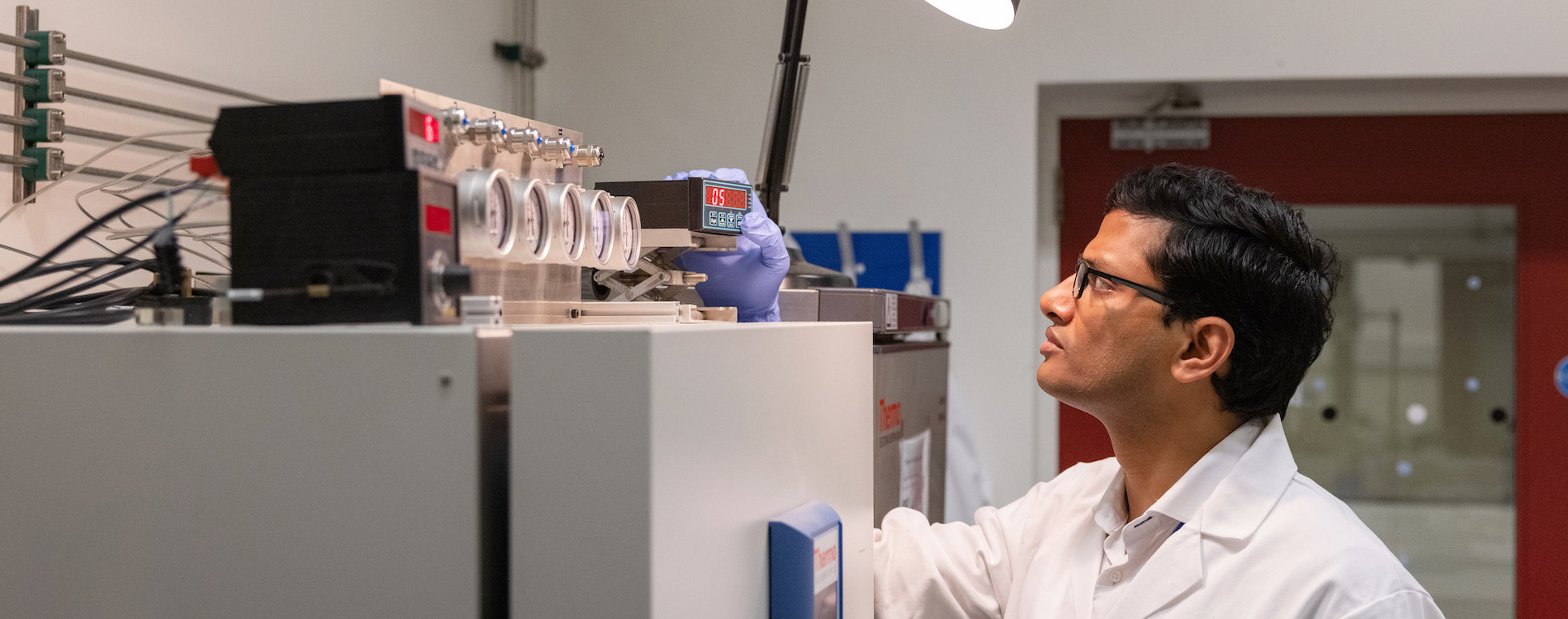 Man working in lab