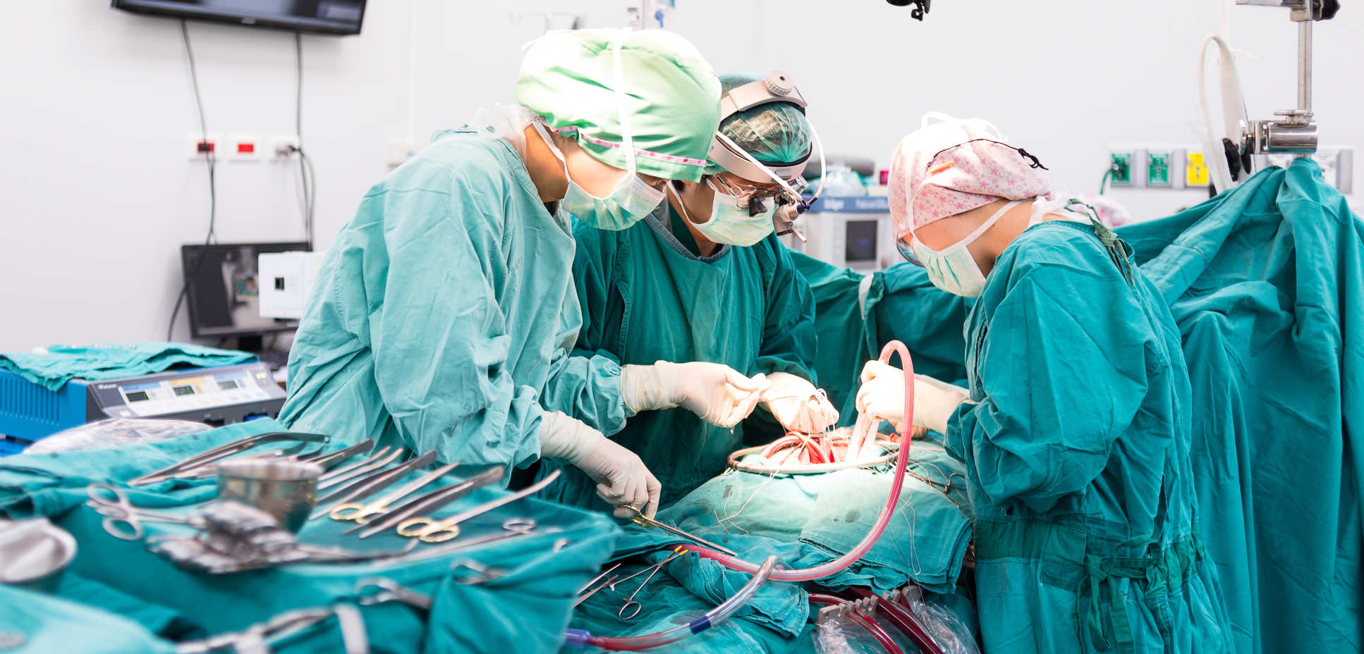 Surgeons in theatre