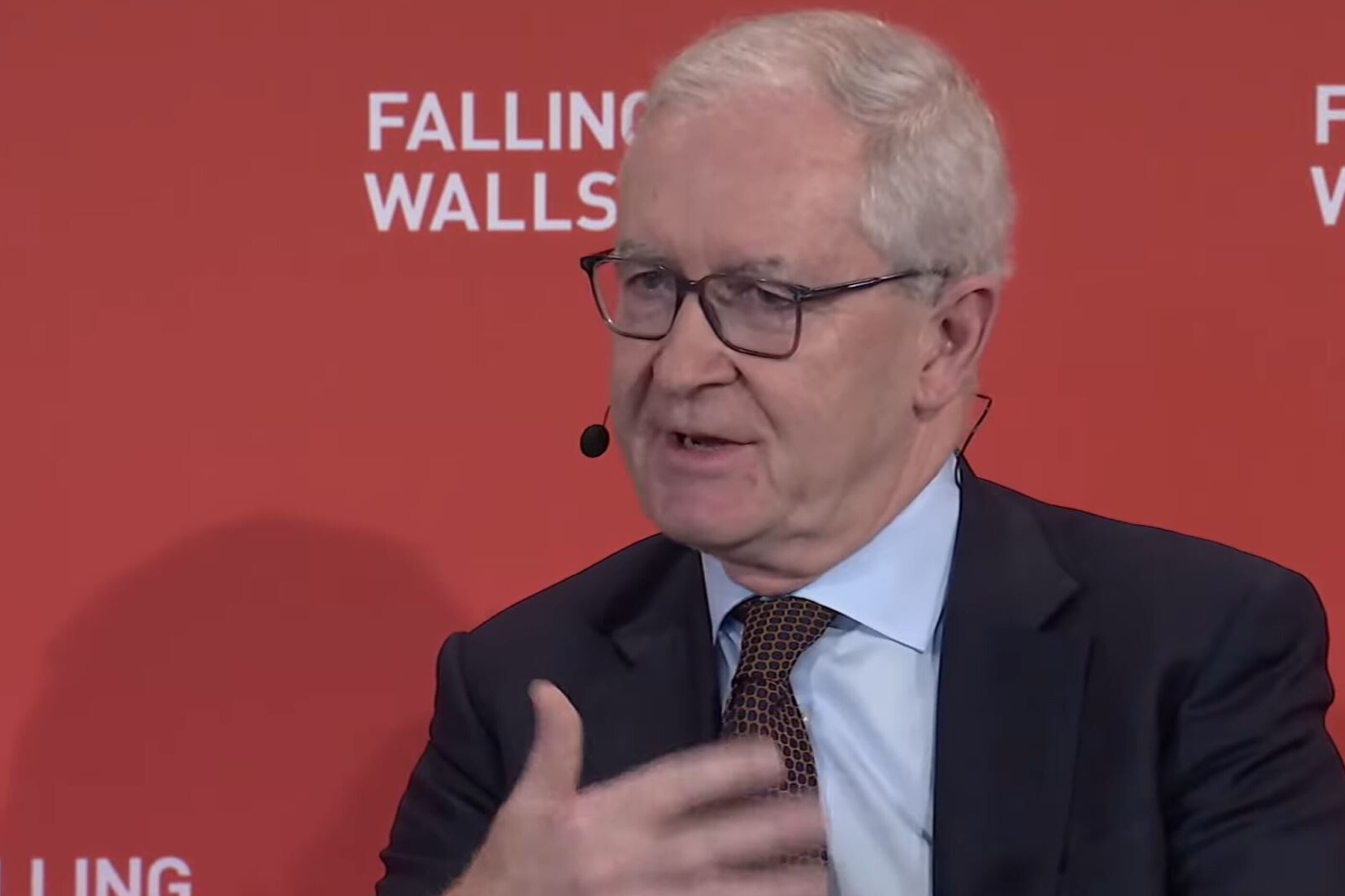 President Hugh Brady at Falling Walls