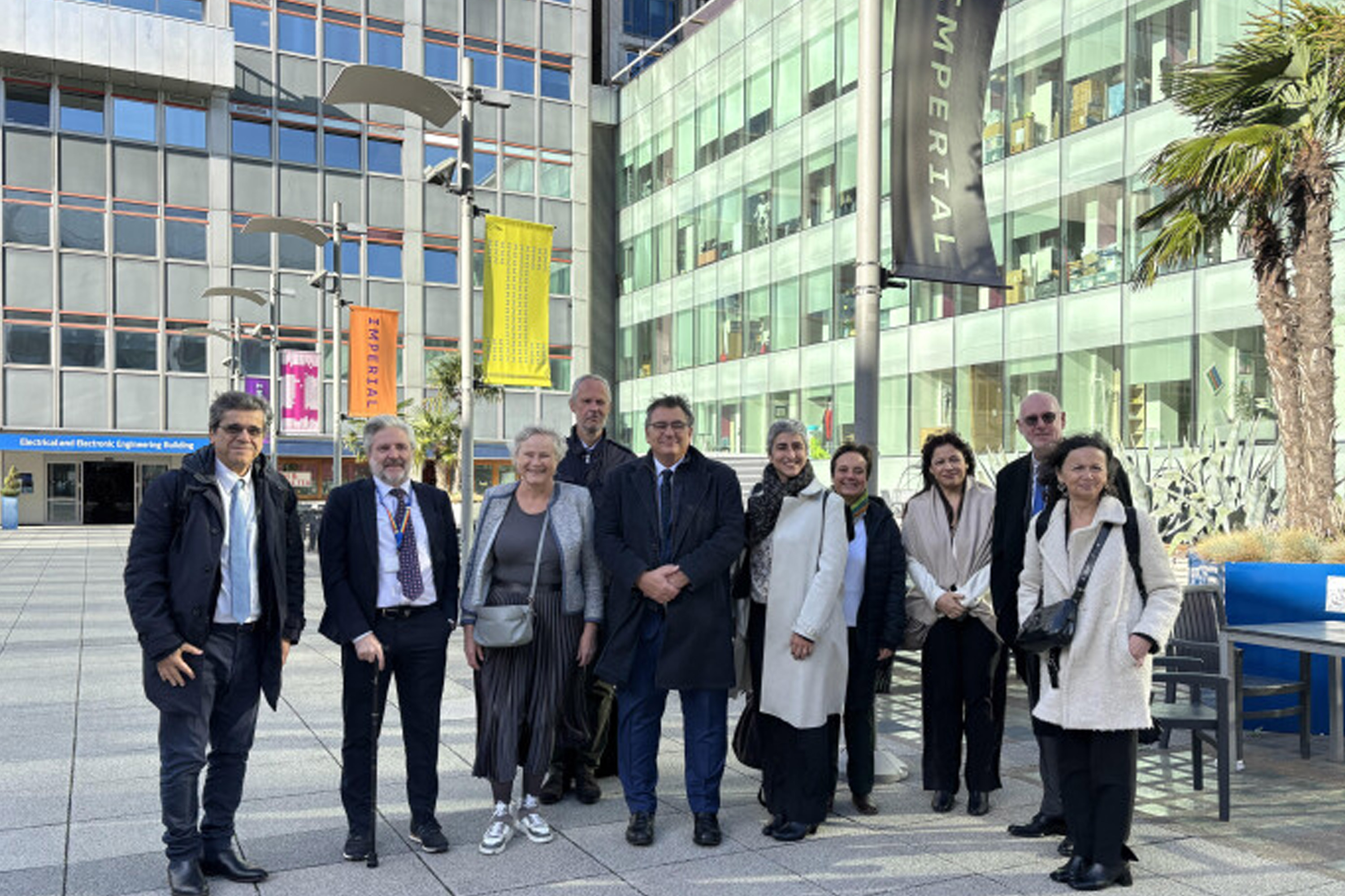 A photo of delegates from Inserm France