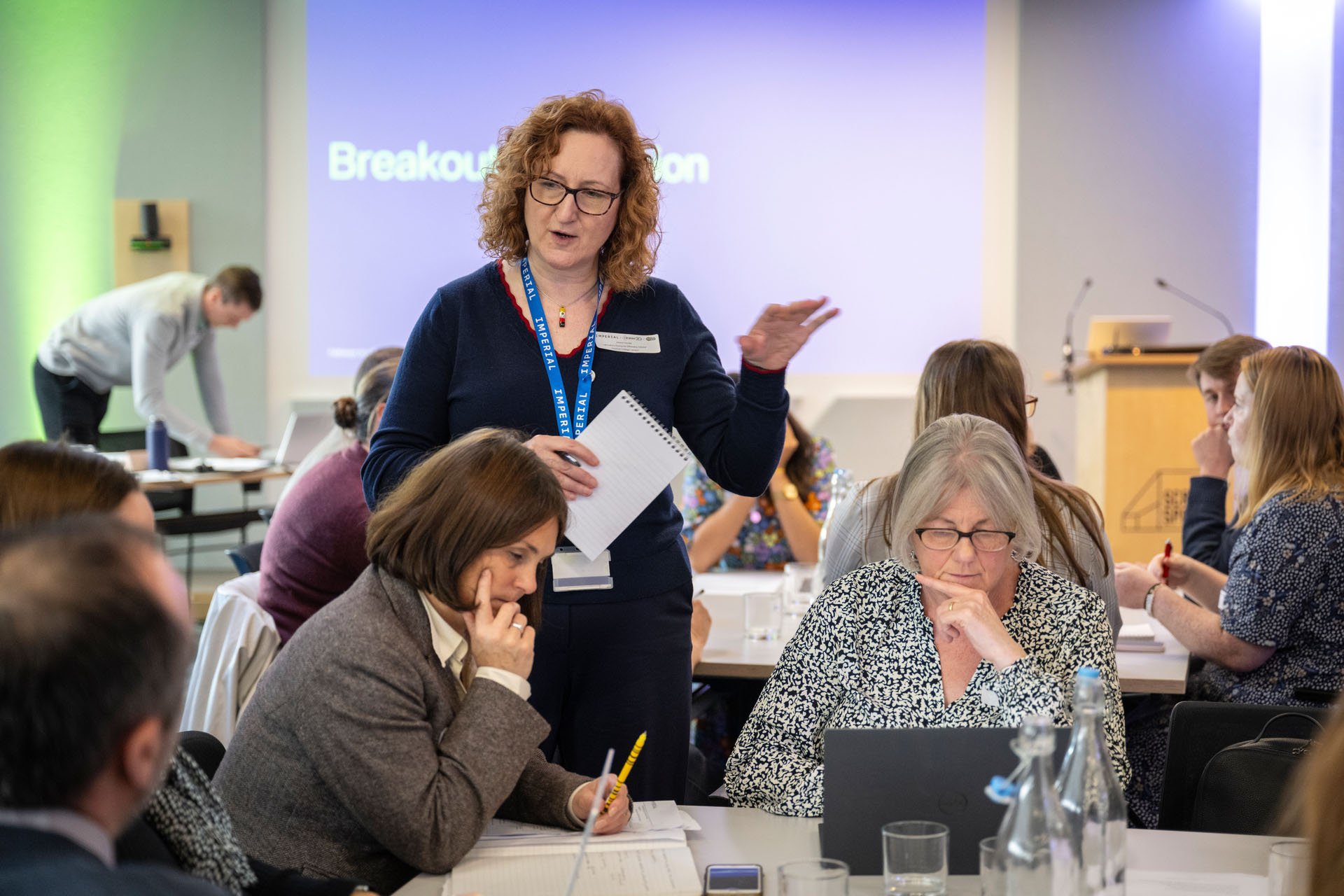 Allison Hunter speaking at a sustainability conference